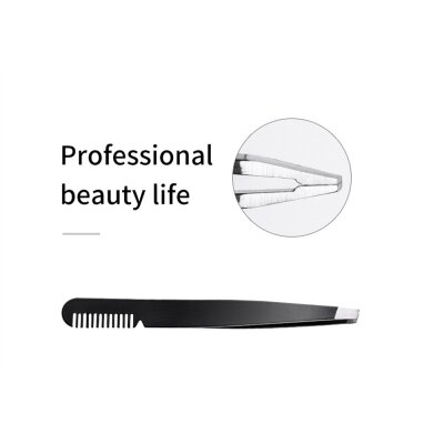 Tweezer/Pinzette mit Brauenkamm